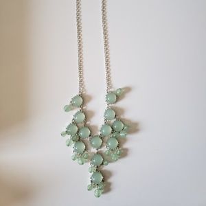 Mint Gem Statement Necklace